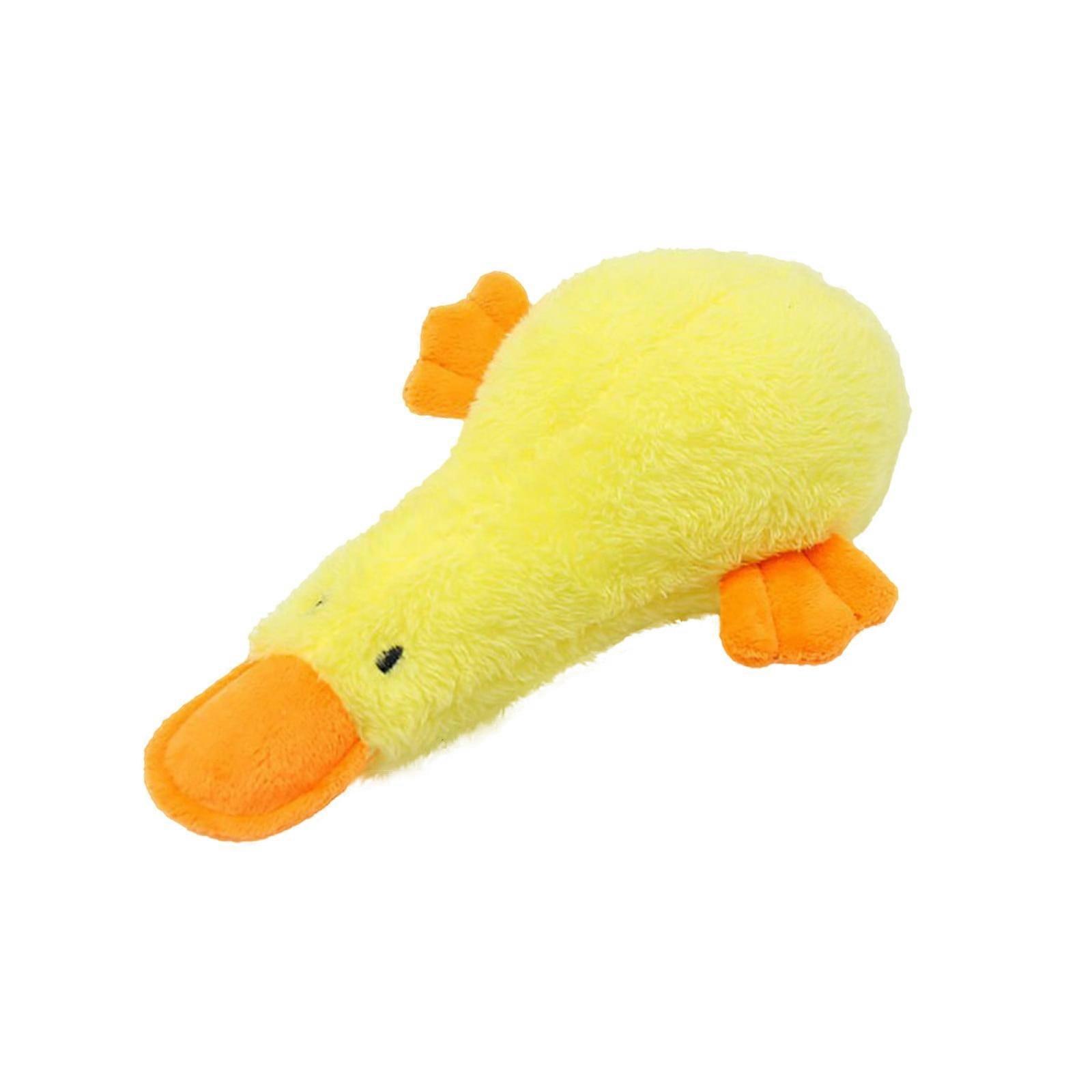 Crinkle Dog Toy for Small, Medium, Large Breeds, Cute No Stuffing Duck with Soft Squeaker, Fun Indoor Play for Puppies & Seniors