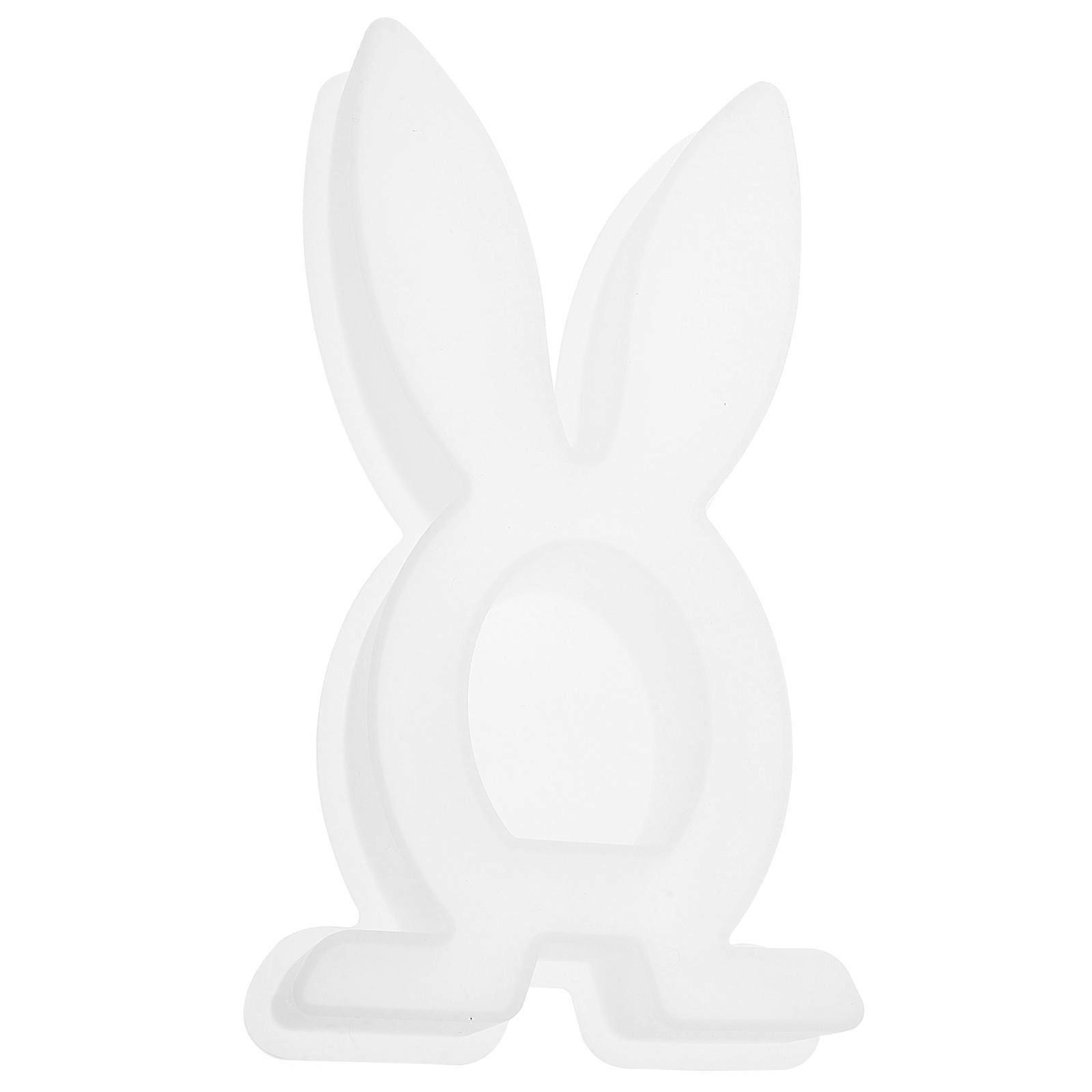 Rabbit Shaped Silicone Mold for DIY Epoxy Casting 5Pcs Silicone Mold Set