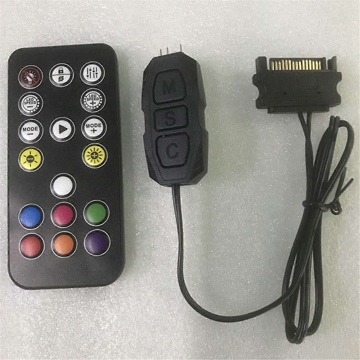 ARGB Controller 5V 3pin to Power Supply RGB Controller Black