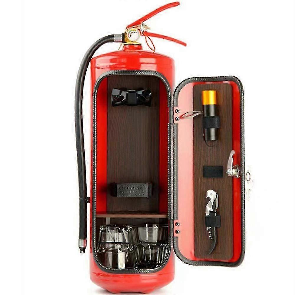 Mini Bar, Shape Wine Storage System Novelty Mini Bar Recycle Man Cave Quirky for Whisky Lovers Fireman