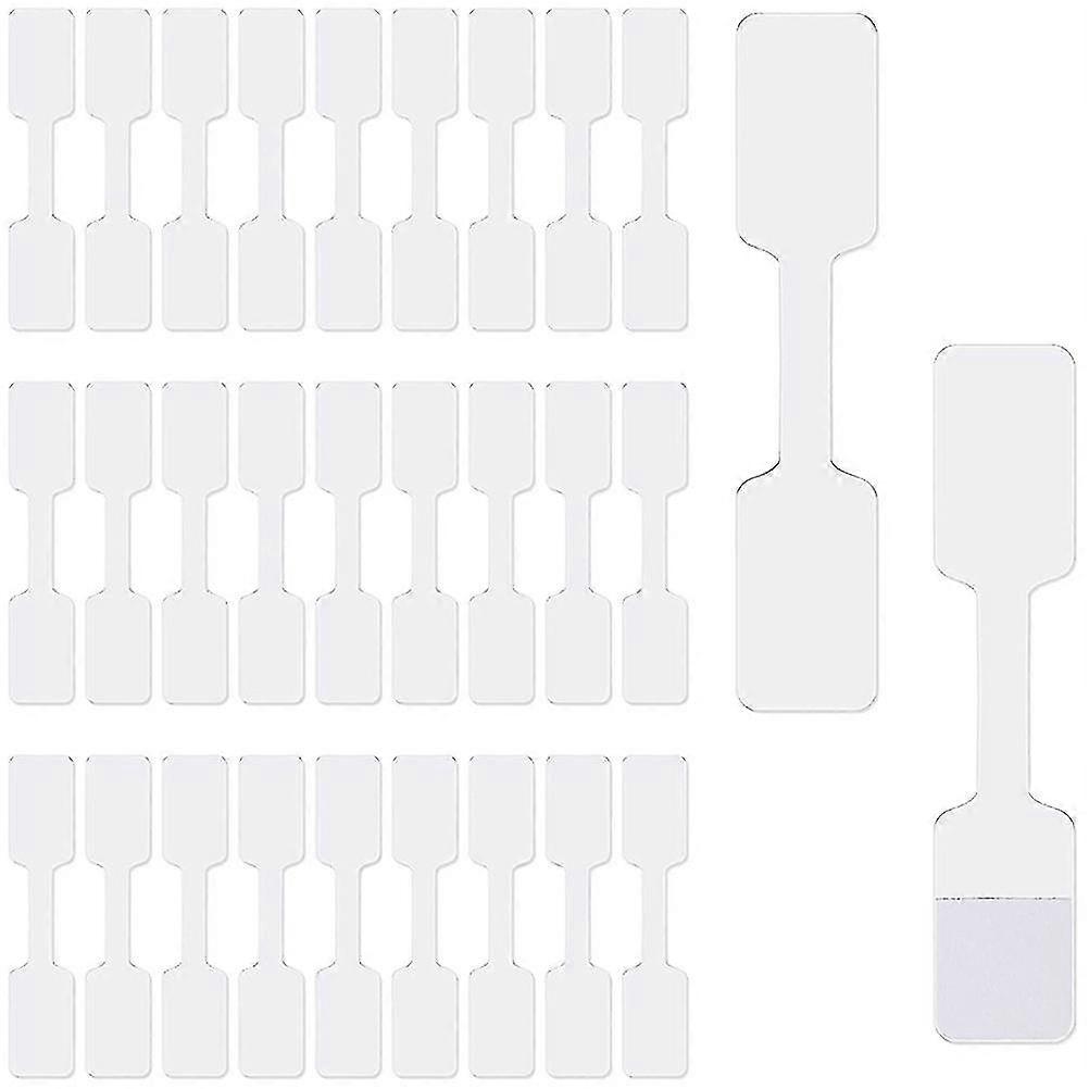100pcs Self-adhesive Cable Labels Writable Wire Tags Reusable Wire Labels