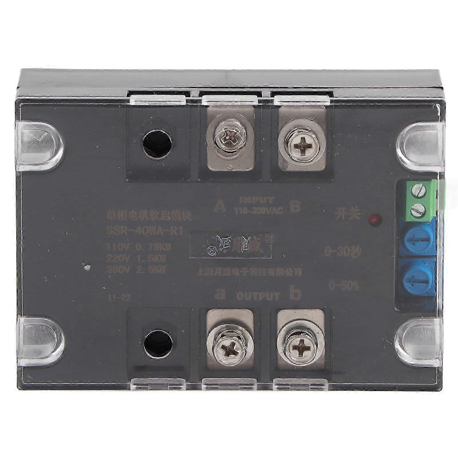 Soft Start Controller Electrical Parts Aluminum Bottom Single / 2Phase Motor Accessory