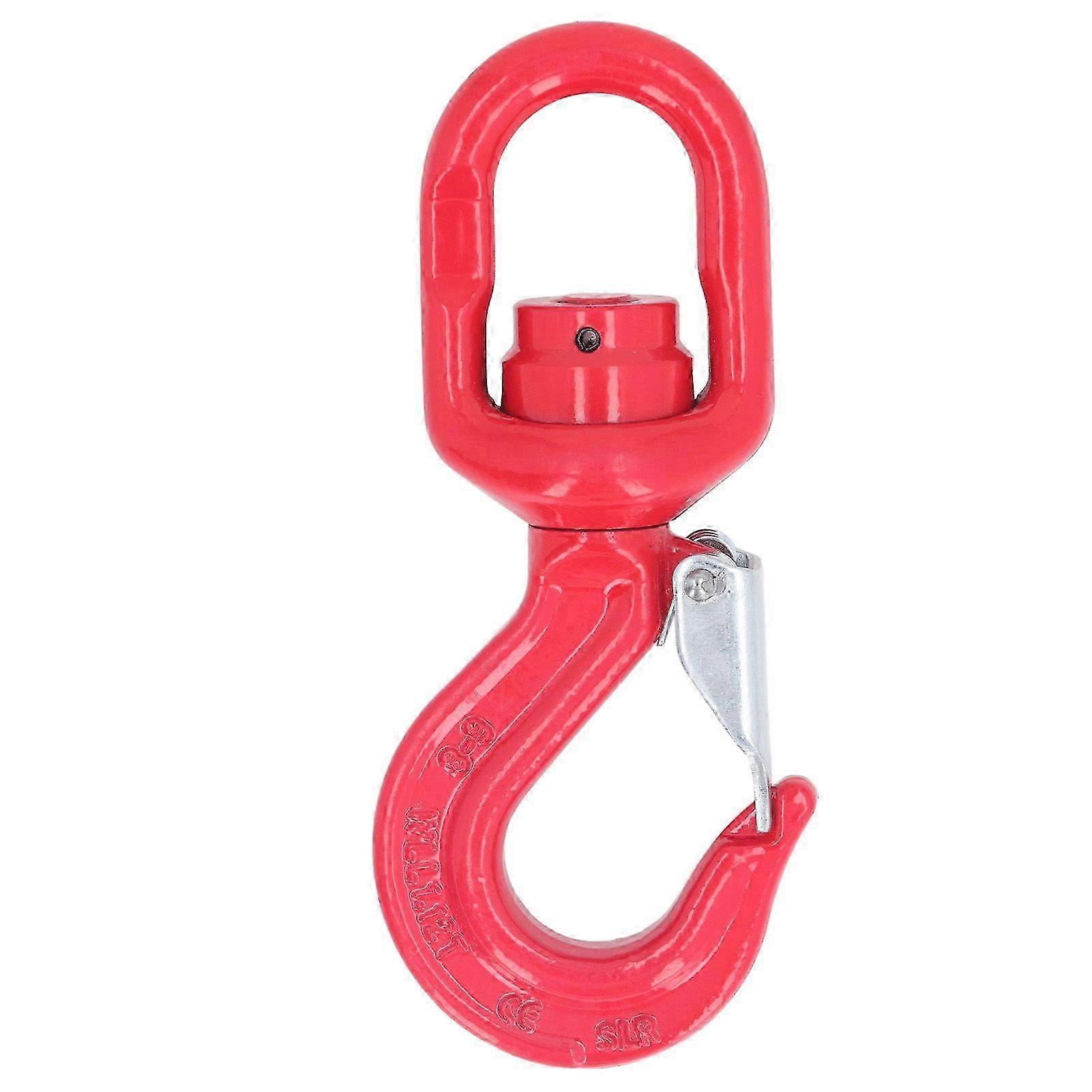 Crane Rotating Hook Heavy Duty Alloy Steel Universal Lifting Eye Sling Rigging with 1.12T Spring for Hoist