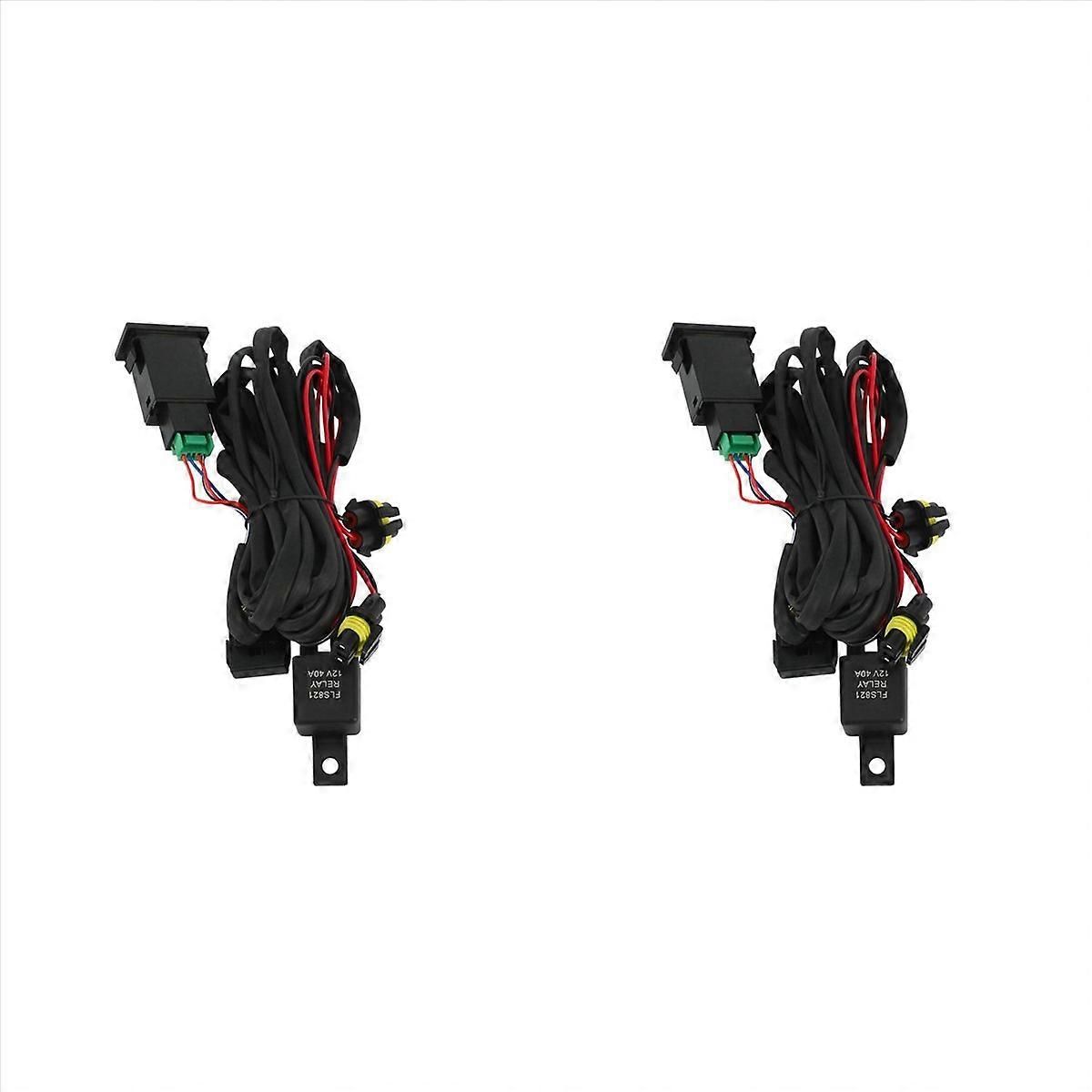Switch with Led Indicators Relay Cable for Fog Light Lamp for 