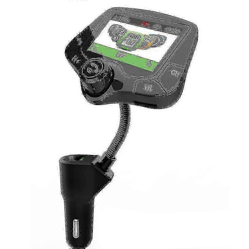 DAB/DAB+-adapter med USB-lading, Bluetooth og 2 digitale radioskjermer
