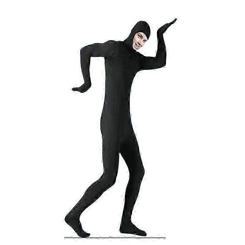Invisible Morph Zentai Suit Spandex Open Face Cosplay Costume for Mens Womens _b
