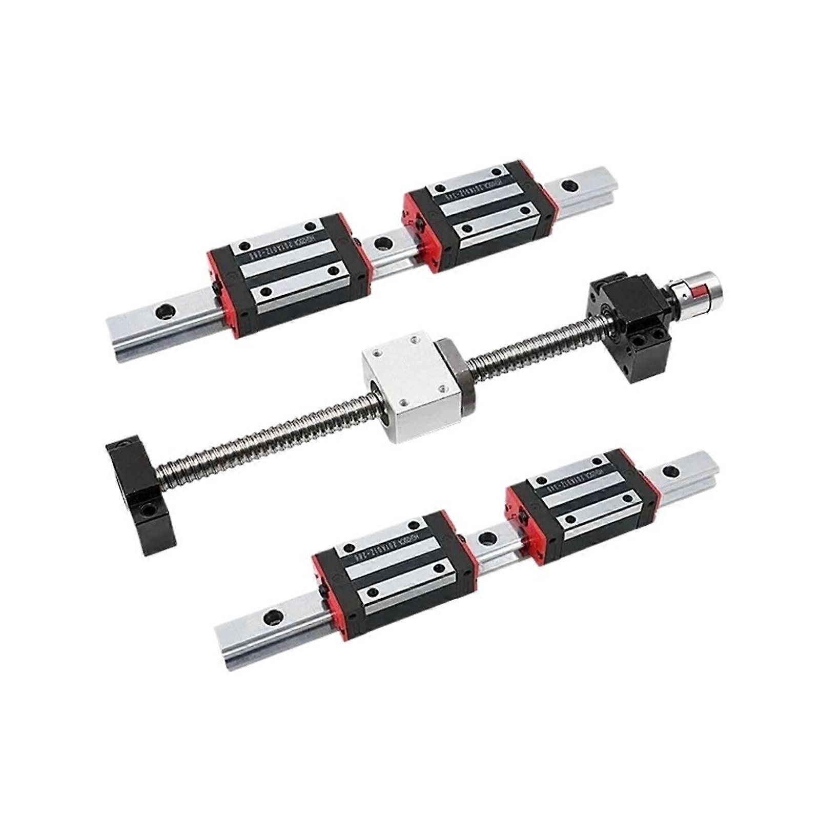 Ball Screw Kit 750mm With Carriages 20mm Linear Rails Square Guide