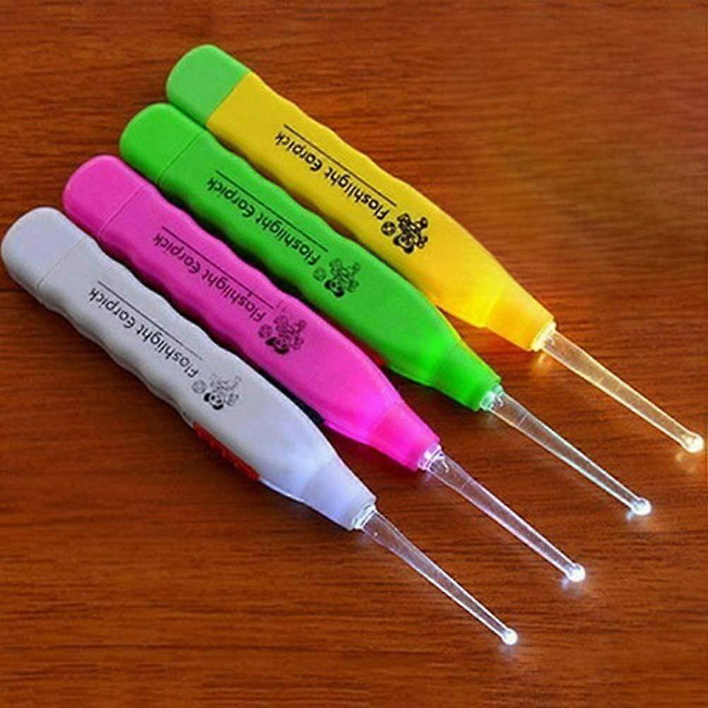 LED Light Ear Cleaner With Earpick Tip, Ear Wax Remover, Flashlight, 1 Piece Random Colour