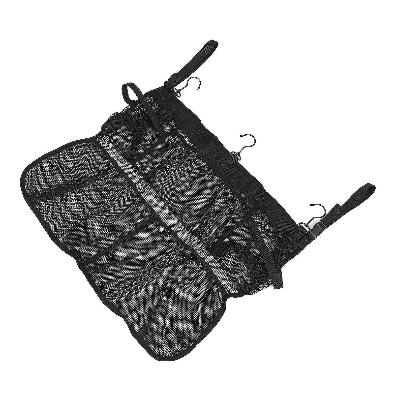 Bath Toy Storage Net Multifunctional Foldable Portable Space Saving Bathroom Organizer for Home Travel 