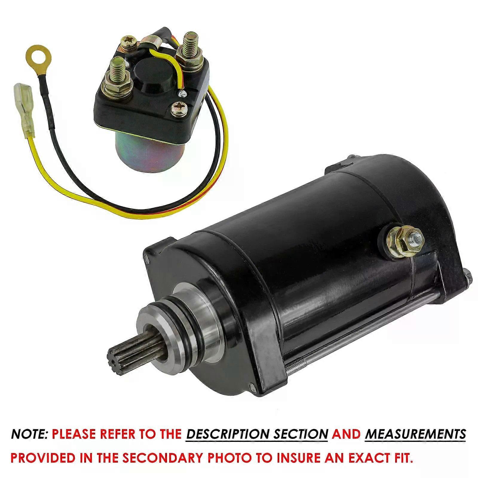 Starter & Solenoid Relay for Polaris SLX780 SLX 780 1995 1996 Pwc New NO.55856