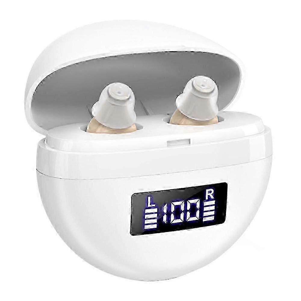 Invisible Rechargeable Digital Hearing Aids for Elders