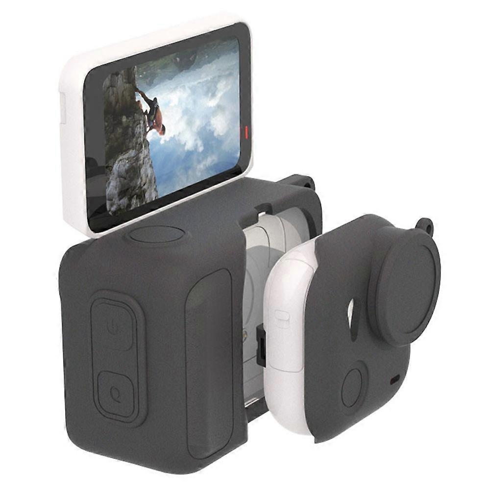 Compatible For Insta360 Go Ultra Protective Cover Action Camera and Lens Silicone Case Dust-Proof Scratch-Resistant Shock-Absorbin