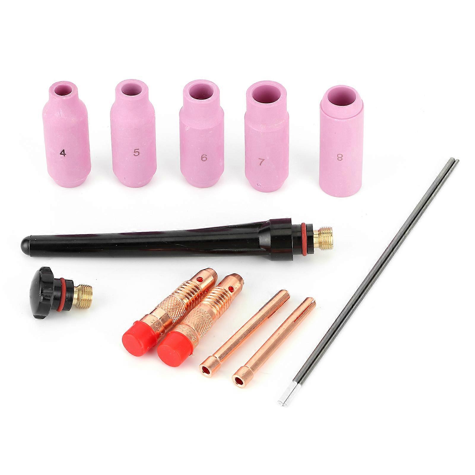 13Pcs welding contact tip set with tungsten needle for TIG torch