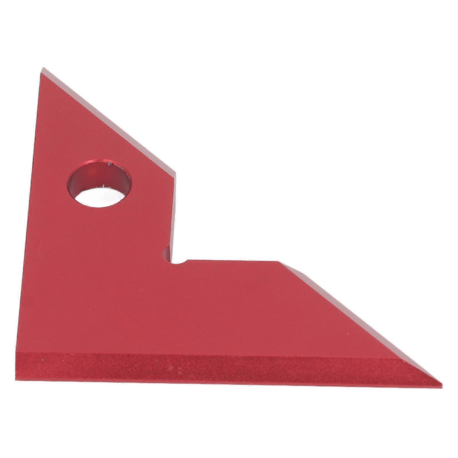 Woodworking Square 45 90 Degree Precise Positioning Aluminum Alloy Triangular Ruler Saw Table Angle Measuring Tool Red