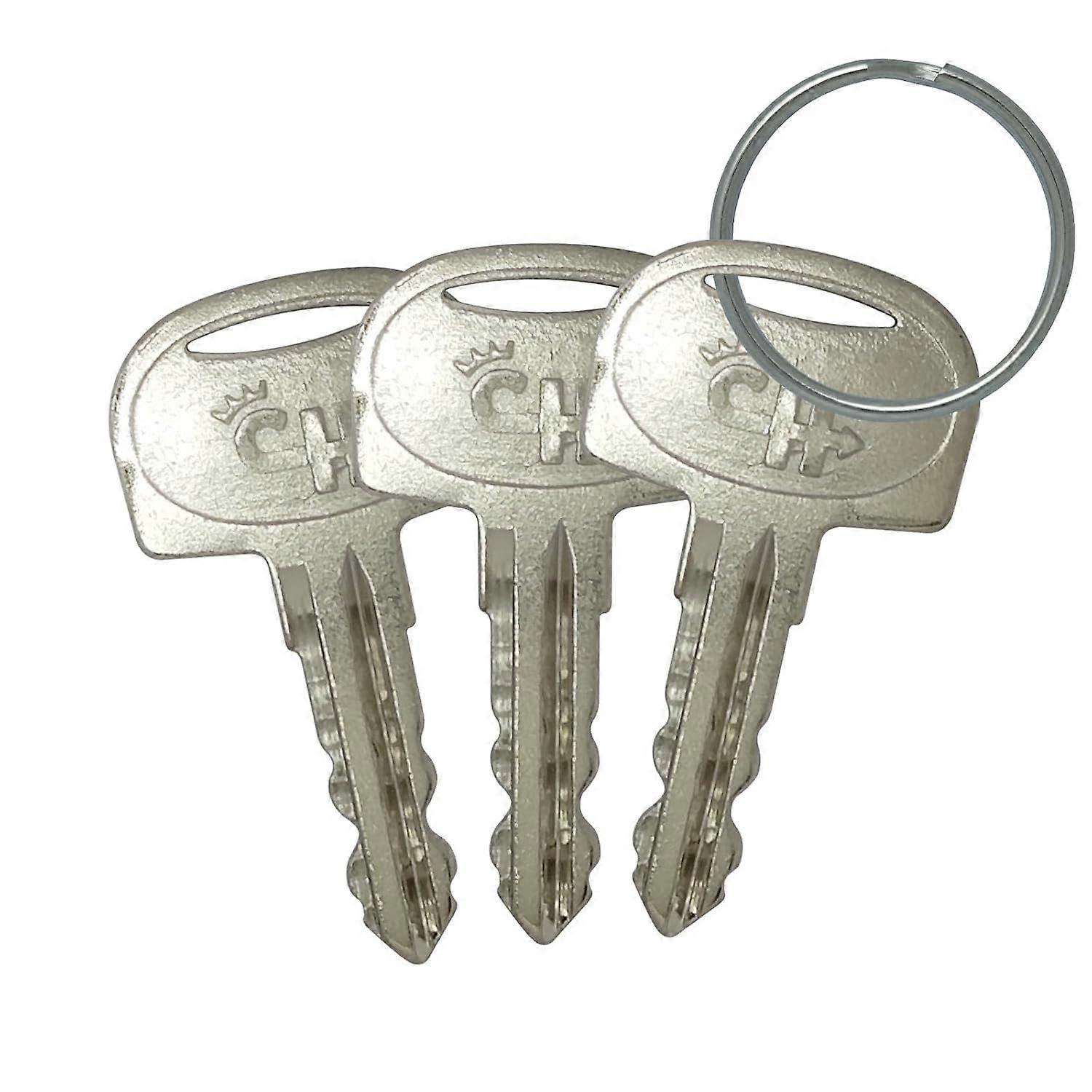 601 Lgnition Keys Replacement for Sany Mini Excavator Models SY16C  SY26U  SY35U (3 Pack)