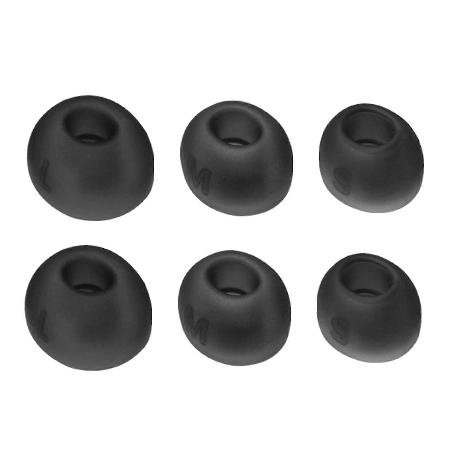 Silicone Ear Tips for TUNE BUDS Earbuds Eartips Enhances Comfort and Stability Multiple Size  (3Size)  Transparent