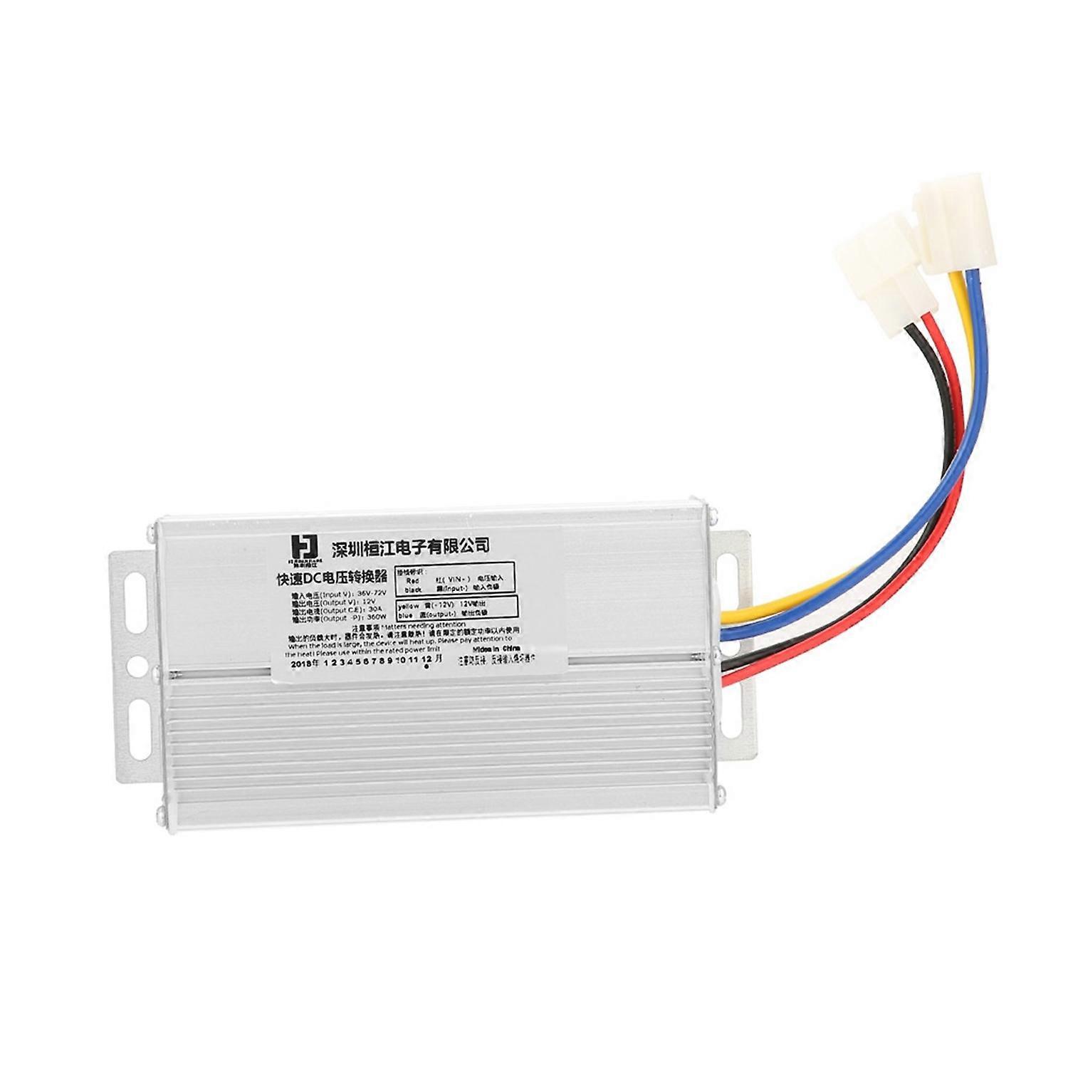36-72V naar 12V 30A 360W DC-converteradapter spanningstransformator