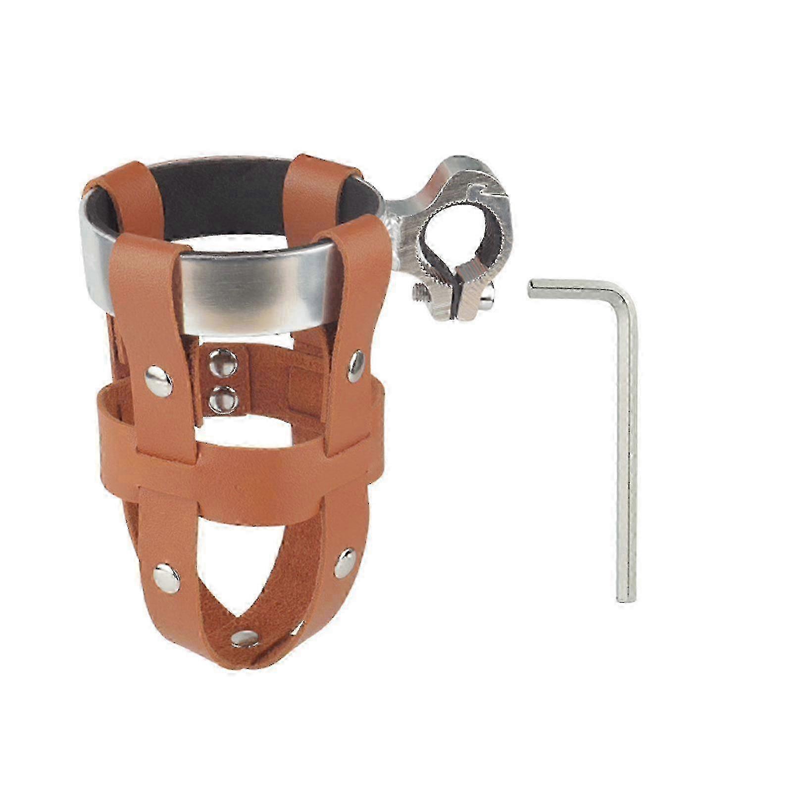 Wheelchair Accessory with Multi-Function Wrench and Vintage-Style Cup Holder for Buggies