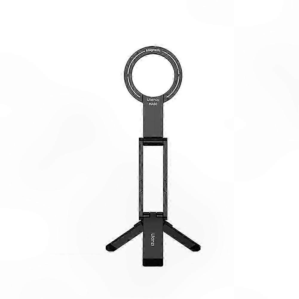 Ulanzi MA60 Foldable Magnetic Phone Tripod for  16 15 14 13 Android, Handheld Selfie Stick with Magnetic Ring