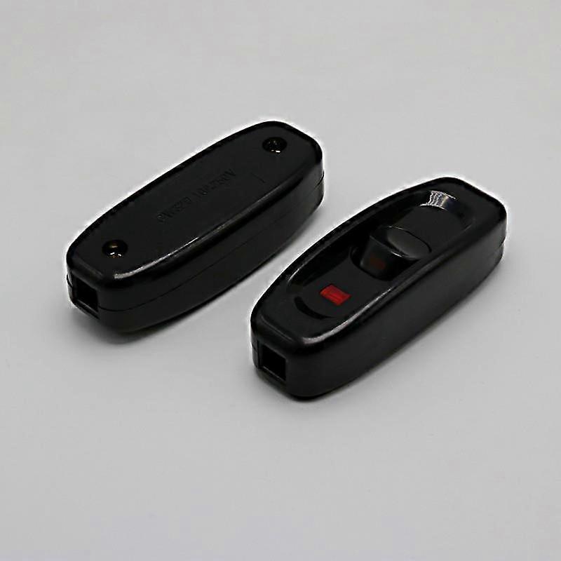 Janrevotw Bedside Switch 10A with Indicator Lamp, Compatible with LED Table Lamps - Push Button On/Off Control