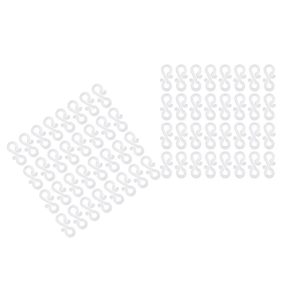 100pcs Christmas Light Clips Plastic Light Hooks Outside String Lights Clips