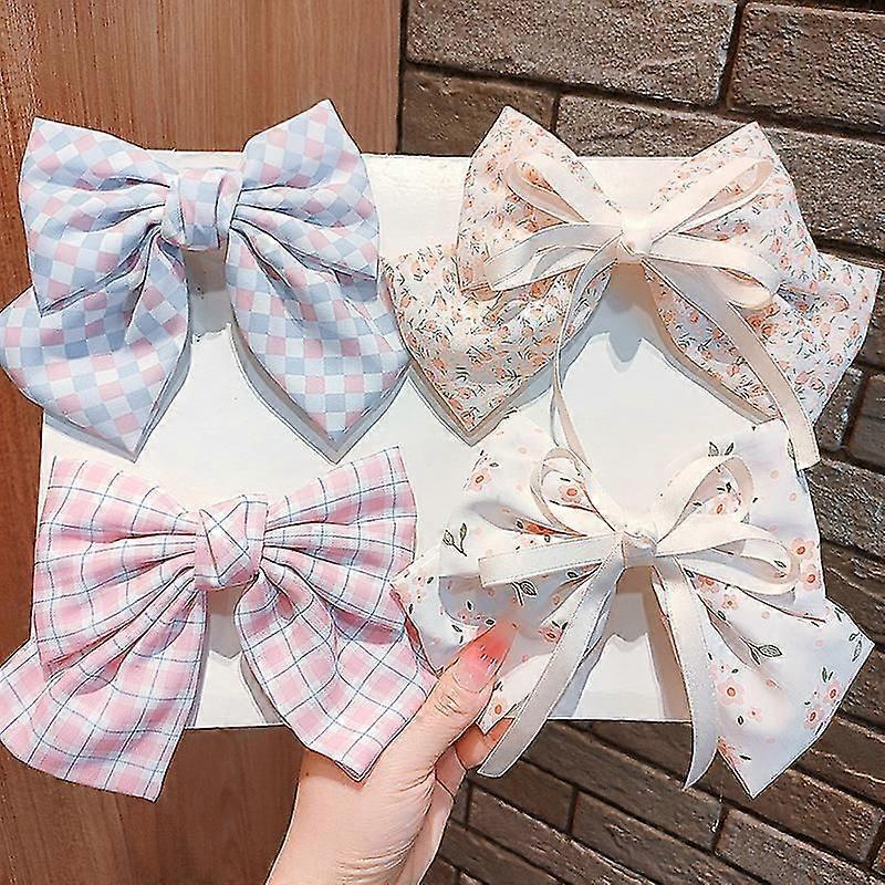 2 قطع المرأة كبيرة الحجم القوس تيارا الشعر كليب