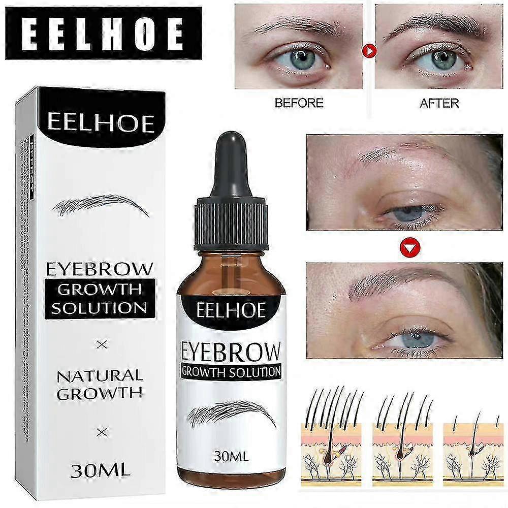 30ml Eyebrow Growth Solution Lash Fast Growing Eyebrow Eyelash Essential Oil 26s