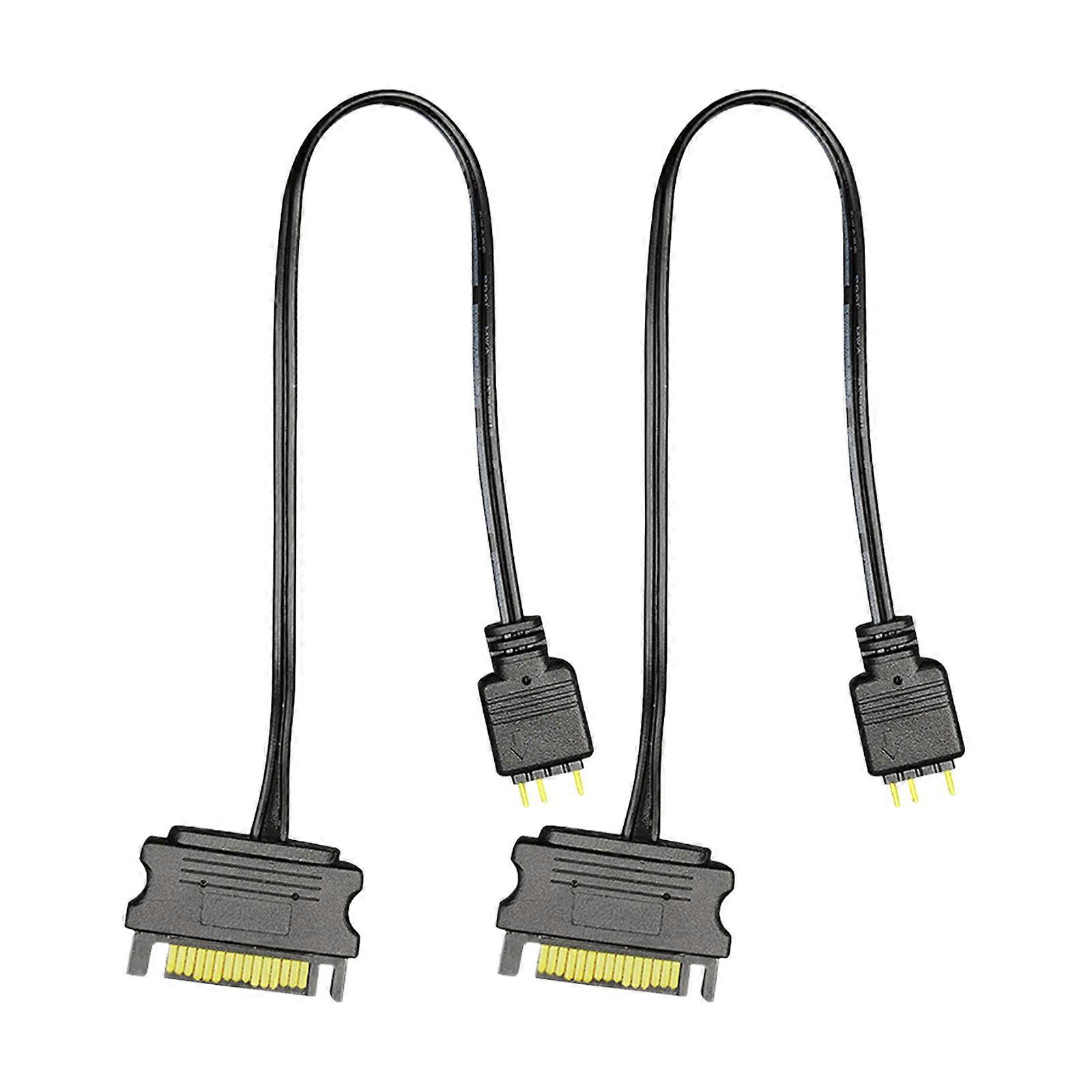 Controlled 5V ARGB 3Pin to for Customizable PC Lighting Multicolor