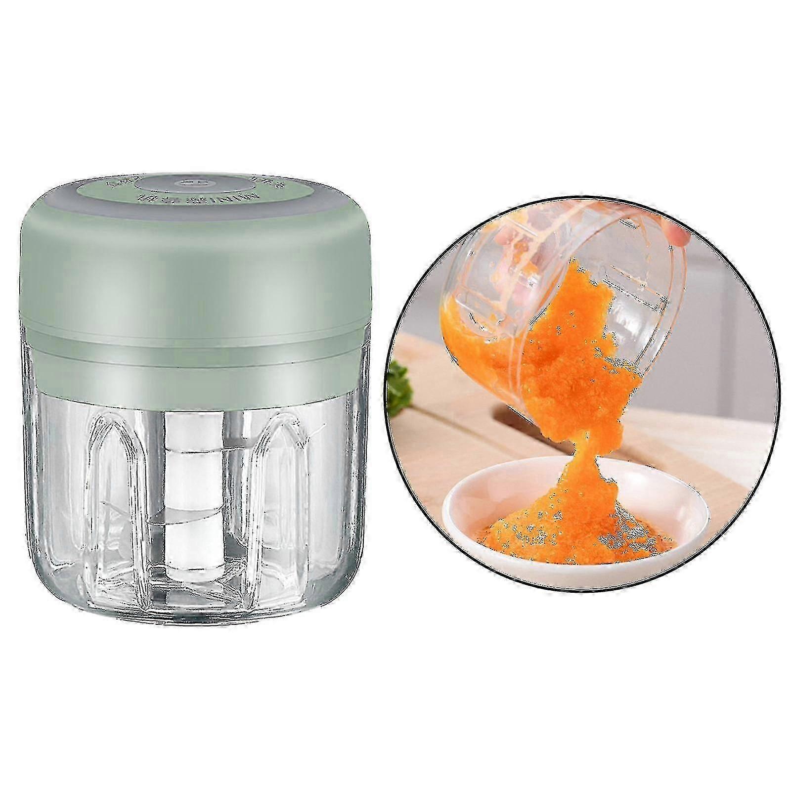 Elektrikli Mini Sarımsak Doğrayıcı Sarımsak Parçalayıcı Et Kıyma Kıyma Makinesi Usb Şarj Taşınabilir Su Geçirmez Gıda Mikseri 100ml / 250ml