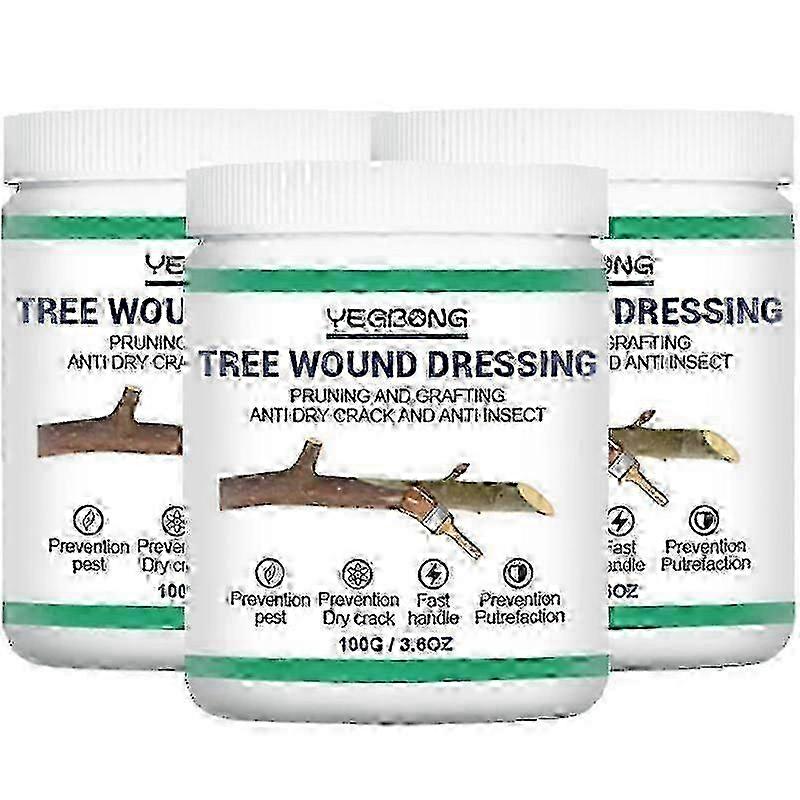 1-3X tree pruning sealant | plant used tree wound pruning sealant grafting agent | 100g brushed tree grafting wax | branch pruning wound sealant_li