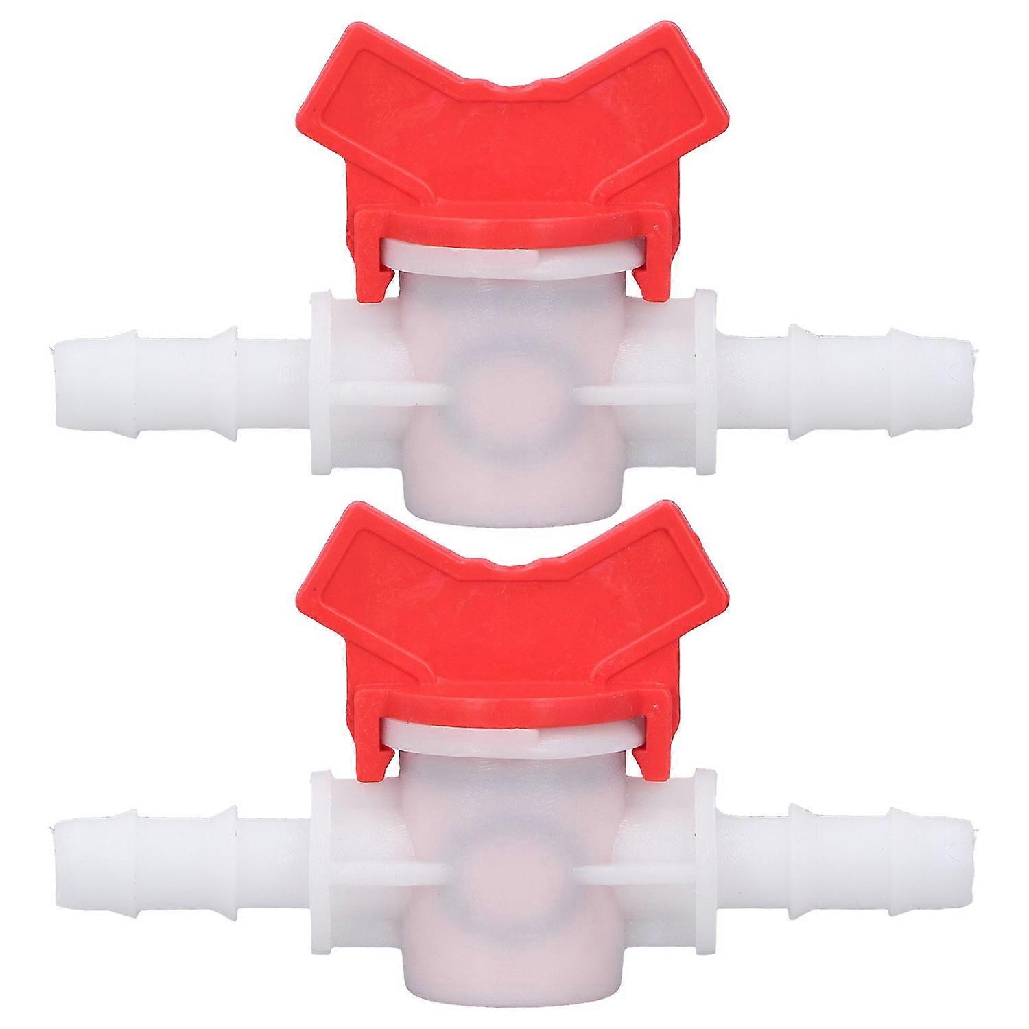 2Pcs Flow Control Valve Water Stop Controller Regulator ABS Switch Accessory Set Kit 10mm / 0.39in