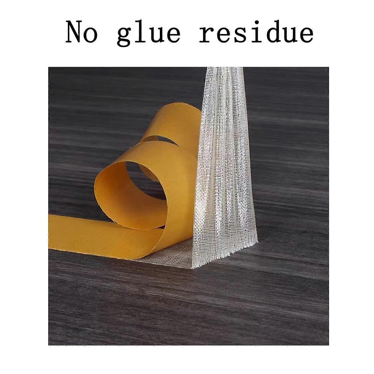 Double Sided Carpet Tape with Fiberglass Mesh Clear Removable Rug Adhesive 2cm x 10m