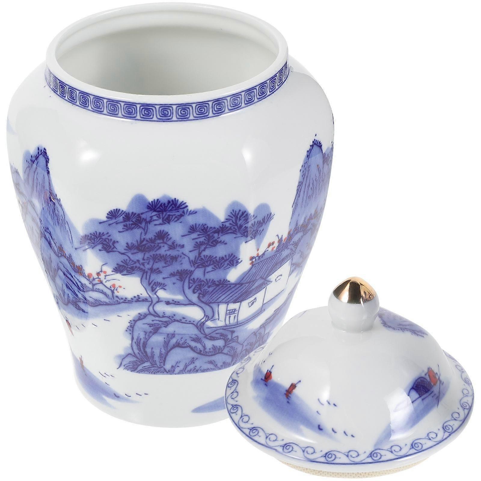 Loose Tea Storage Jar for Storage with Lid Ceramic Tea Container