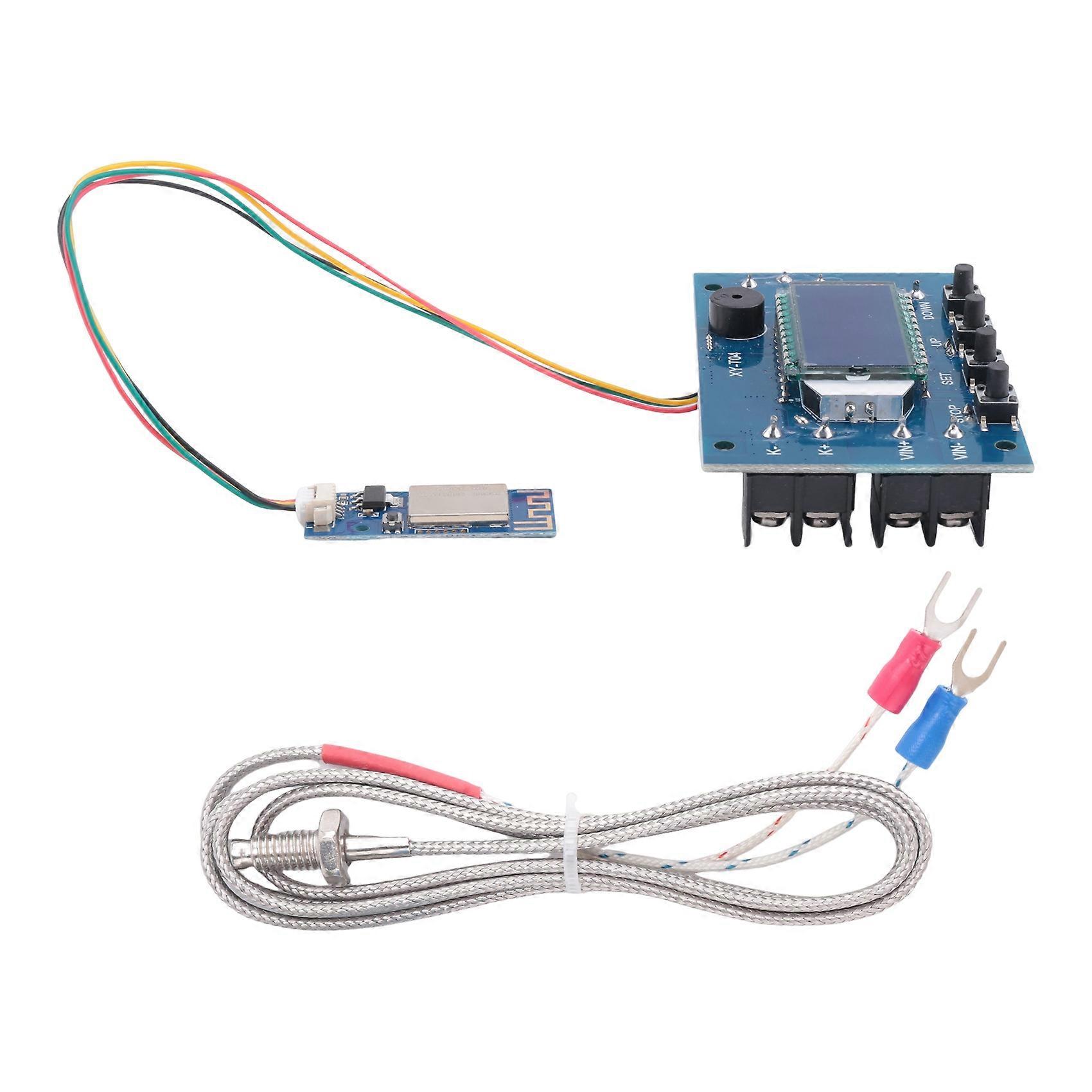 12V DC Digital Temperature Controller, WiFi APP Control High Temperature Control Module -99 Celsius-999 Celsius 24V