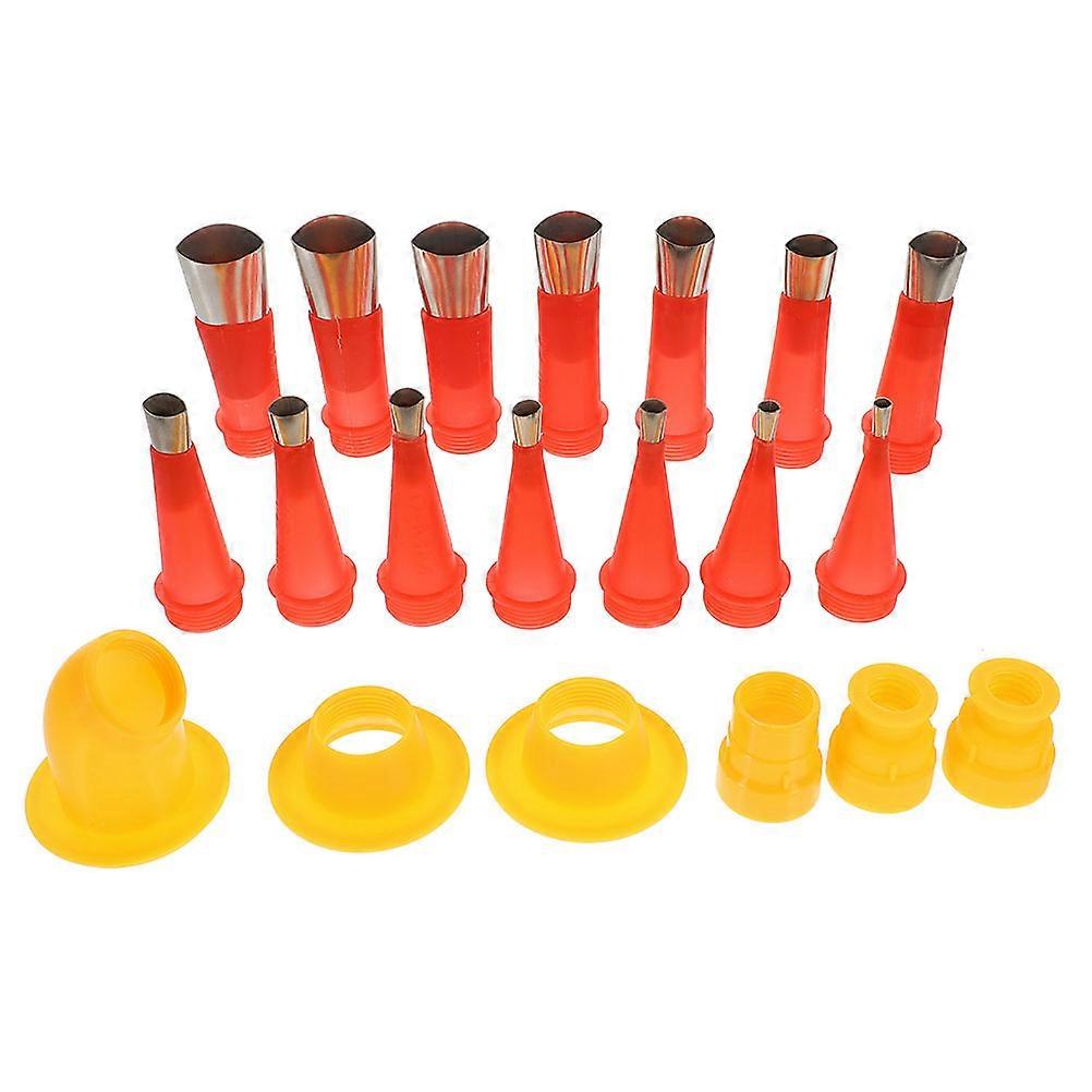 2 Sets Caulking Tool Kit Reusable Caulking Nozzle Applicator Finishing Tool Caulking Tips