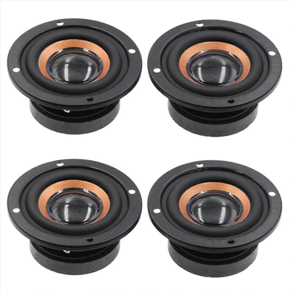 4X 3W Speaker with Strong 4Ohm Full Frequency Tweeters Loudspeaker Music Theater Loudspeaker
