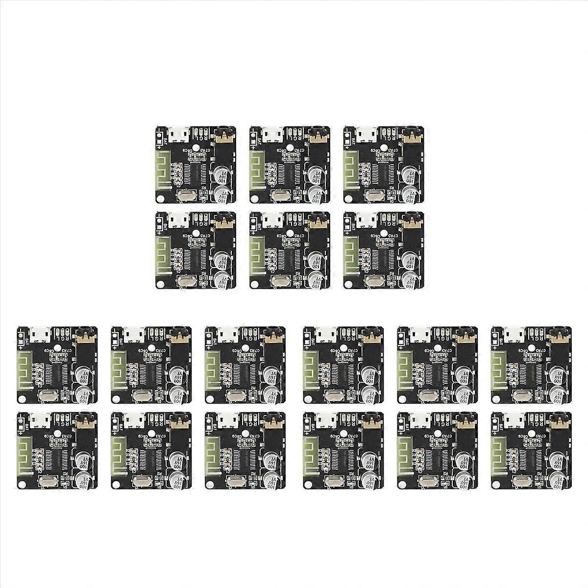 18Pcs VHM-314 V.20 Bluetooth Audio Receiver Board Bluetooth 5.0 Mp3 Lossless Decoder Board with Lith