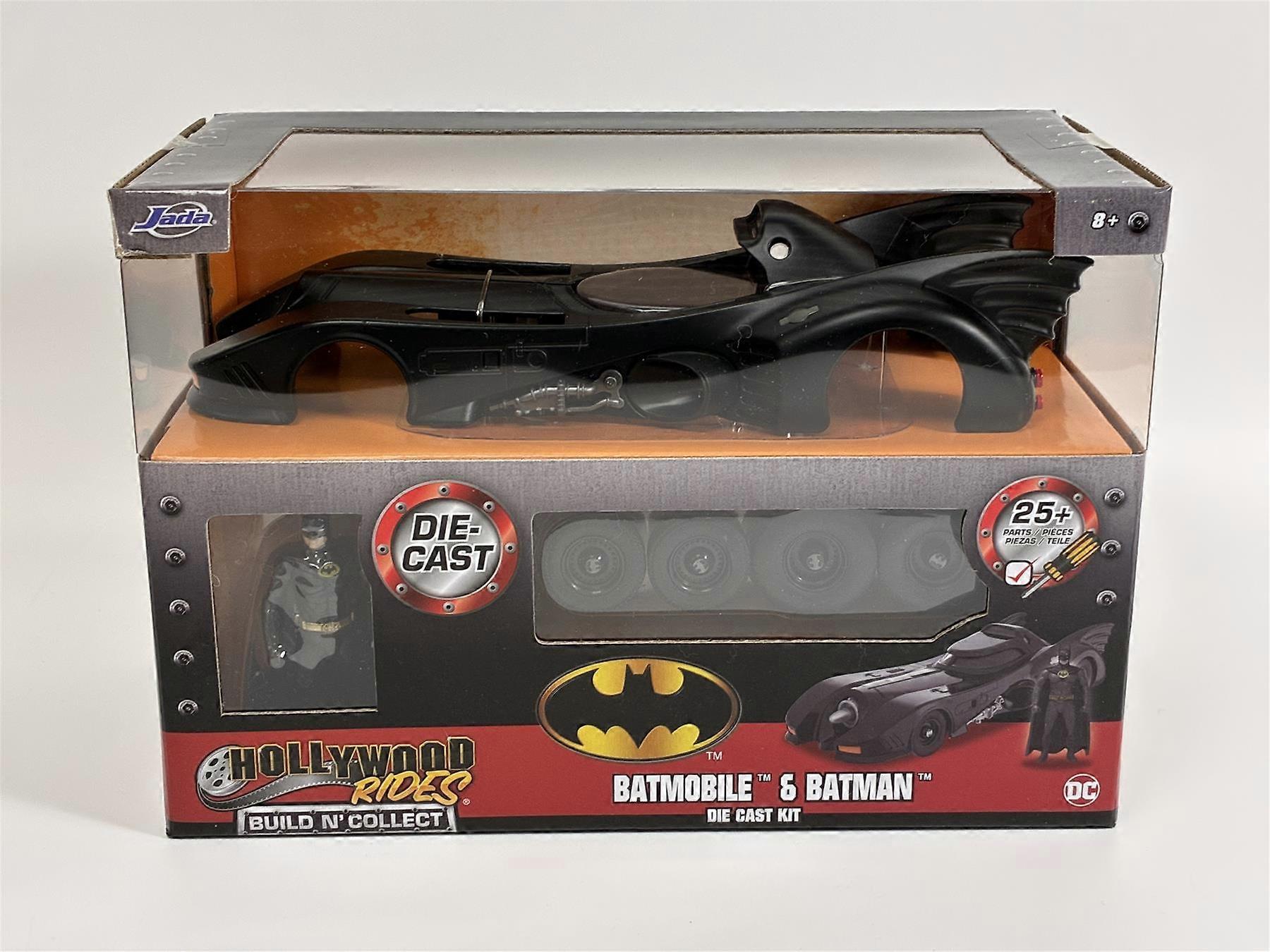 Batmobile and Batman Diecast Model Kit Build N Collect 1:24 Scale Jada 30874