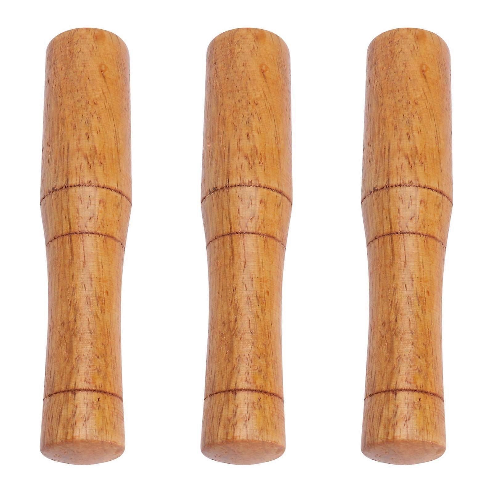 3 Pcs Practical Garlic Grinders Safe Grinding Sticks Household Kitchen Tools