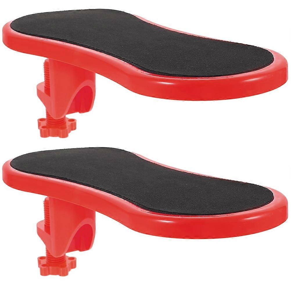 2Pcs Computer Arm Rest Support Bracket Ergonomic Mouse Arm Elbow Rest Pad Support