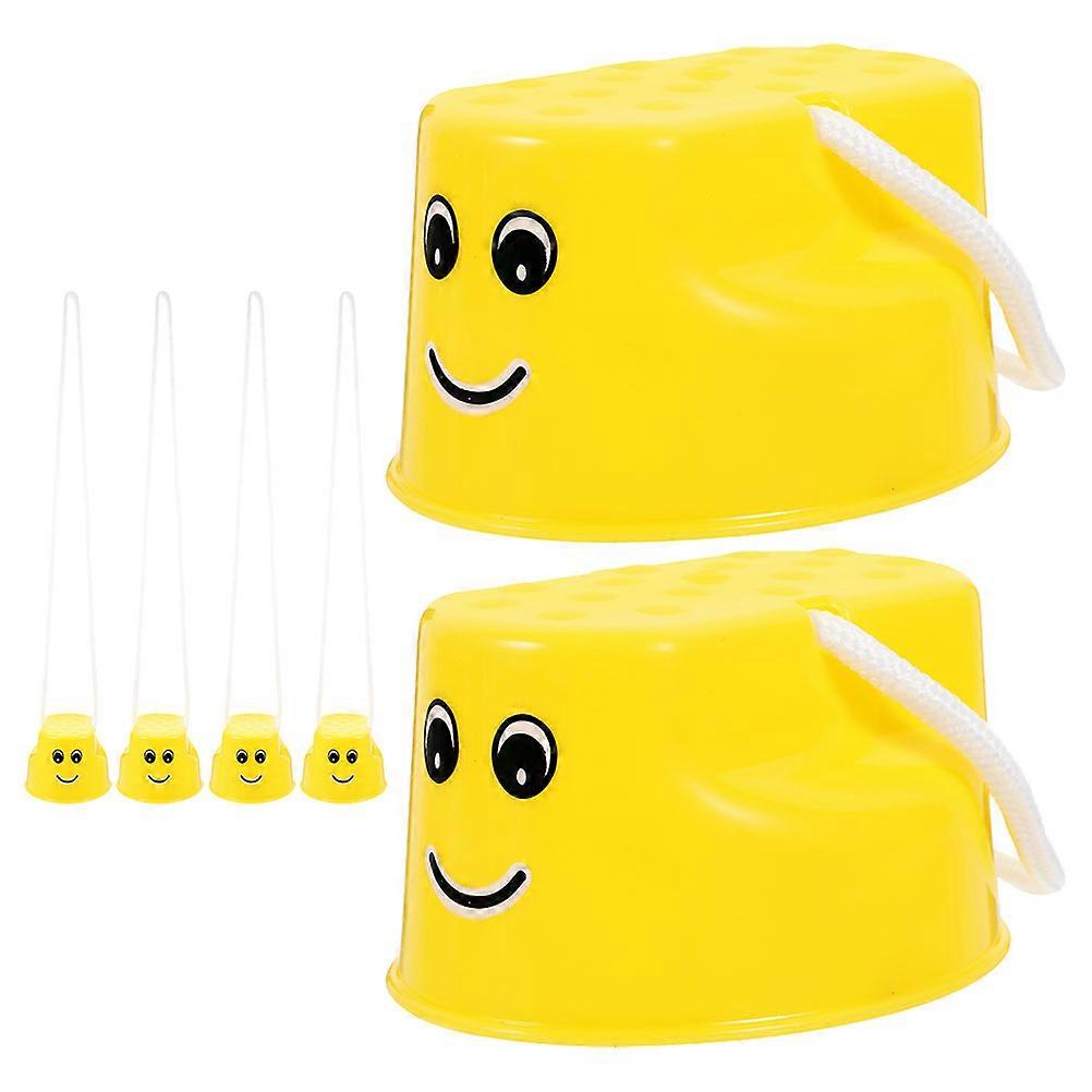 Kindergarten Balance Toy for Training 6Pcs Interactive Stepper Stilts