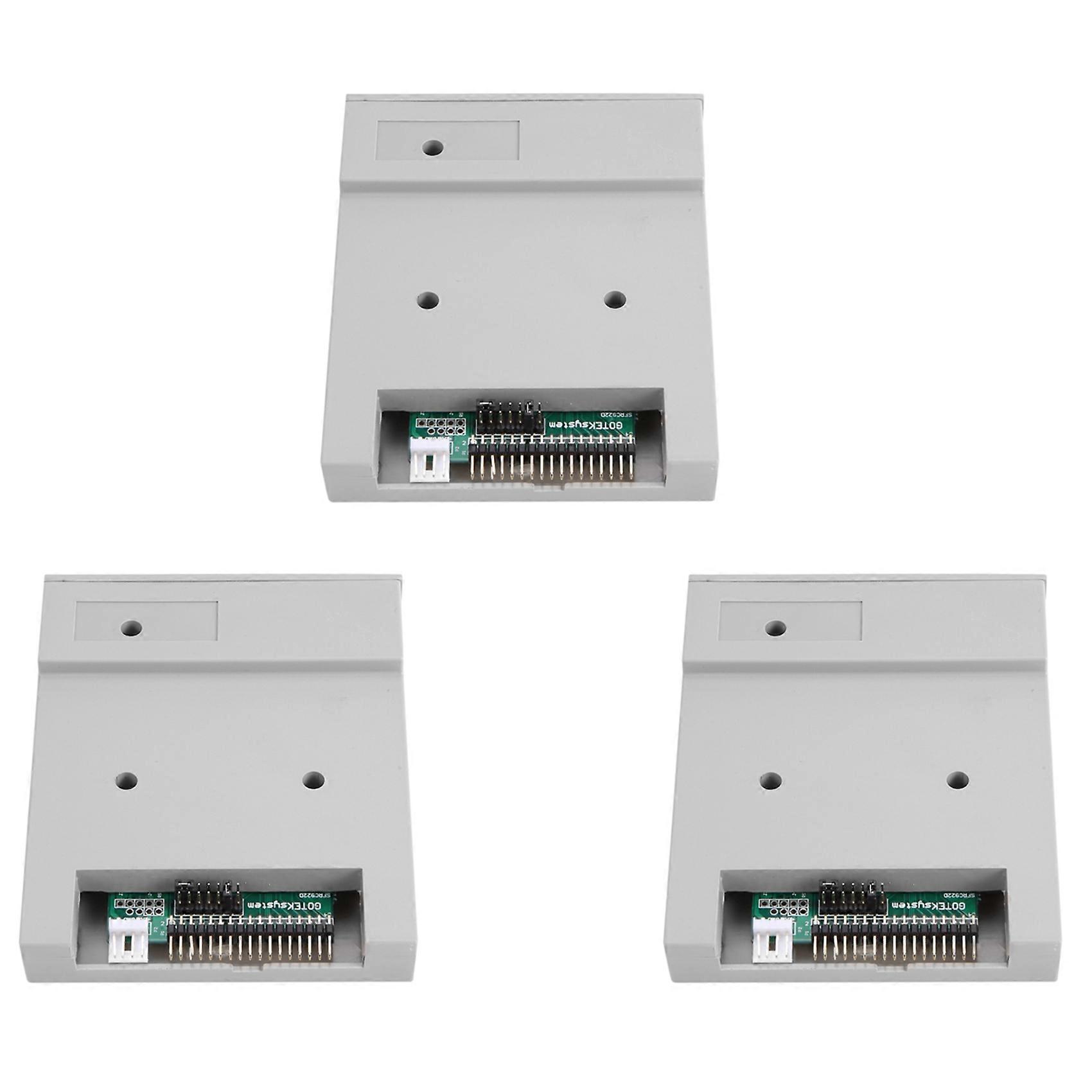 3X Version SFR1M44-U100K USB Emulator Gray 3.5In 1.44MB USB SSD Floppy Drive Emulator for Electronic Keyboard