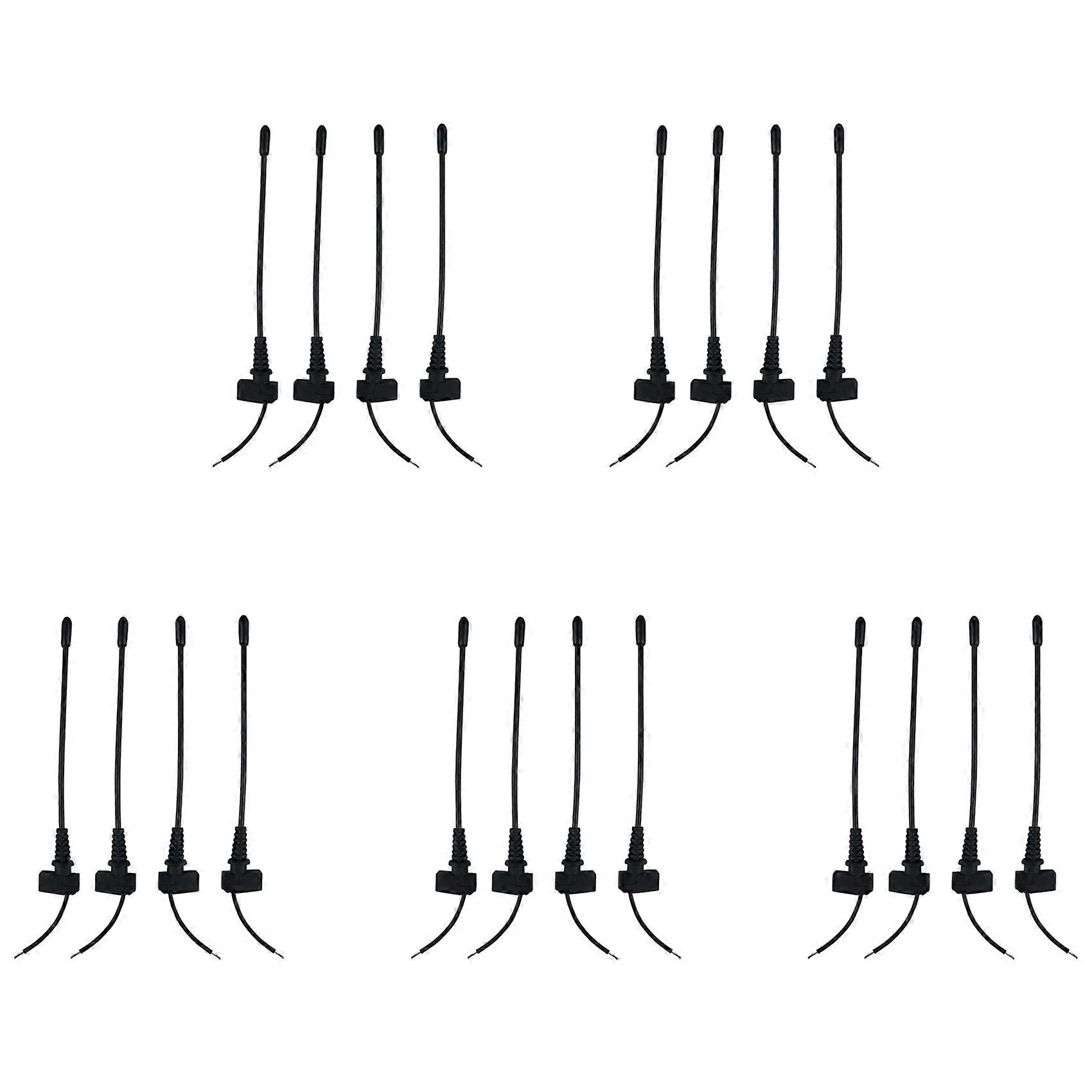 20 st mikrofonantenner lämpliga för Sennheiser EW100G2/100G3 trådlös mikrofon, reparation, utbyte av mikrofondel