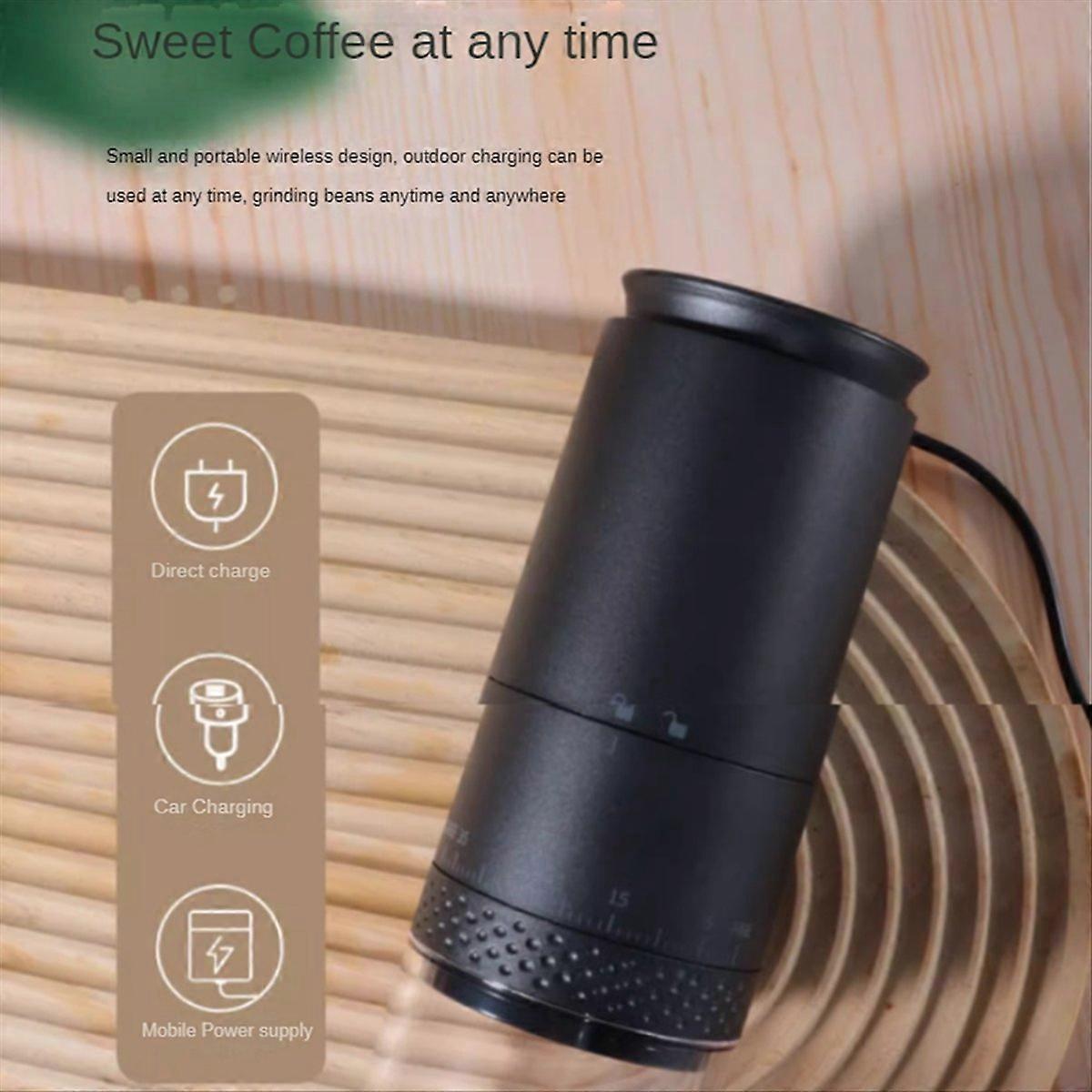 Electric Coffee Grinder with External Adjustment USB Coffee Grinder-B