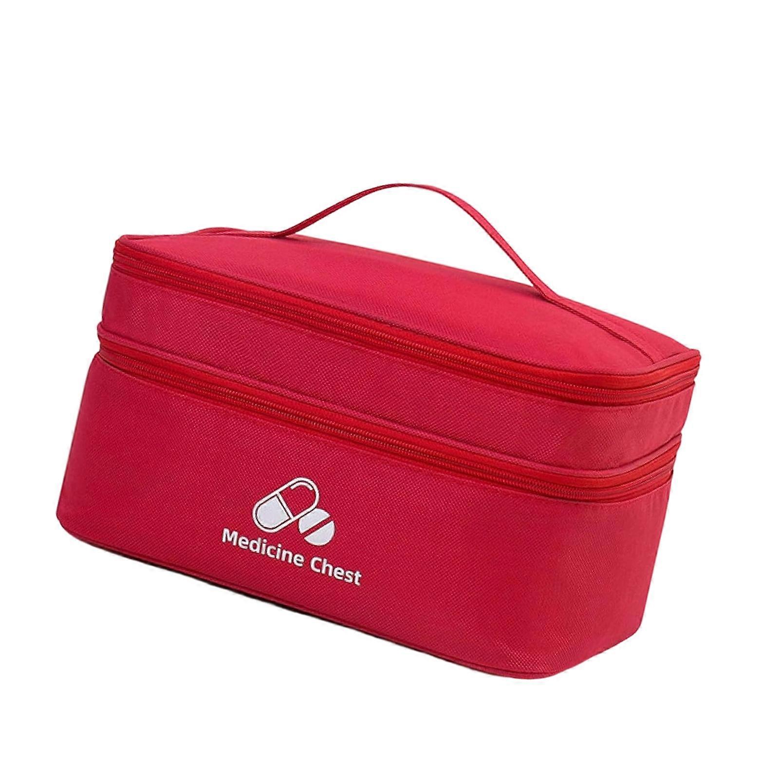 Organized Storage Emergency Kit Featuring Double Layer Compartments Tear Resistant Polyester Waterproof Interior For Quick Response In Diverse