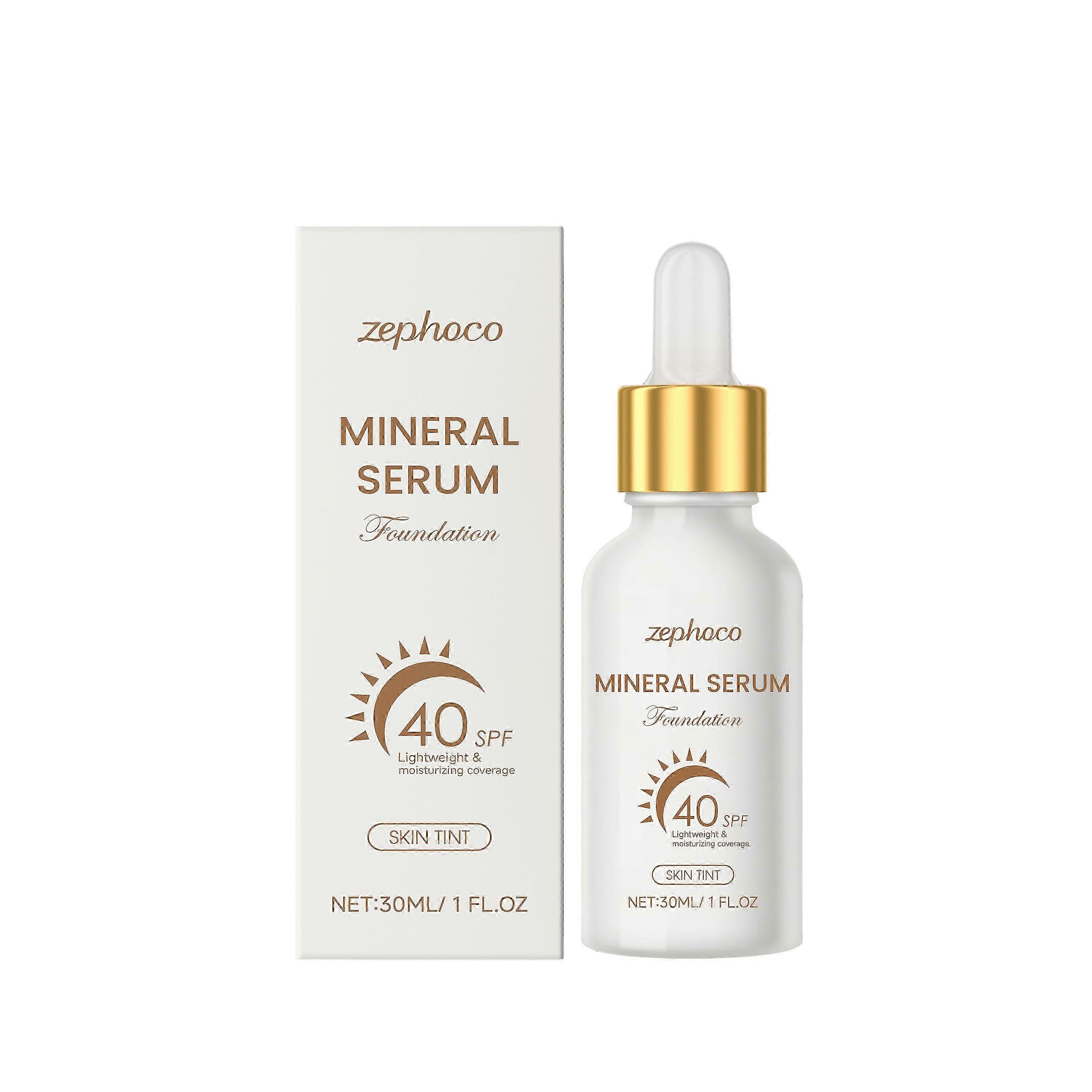 Zephoco Spf40 Protection Liquid Foundation Moisturizing And Refreshing Facial Skin Outdoor Daily Protective Foundation