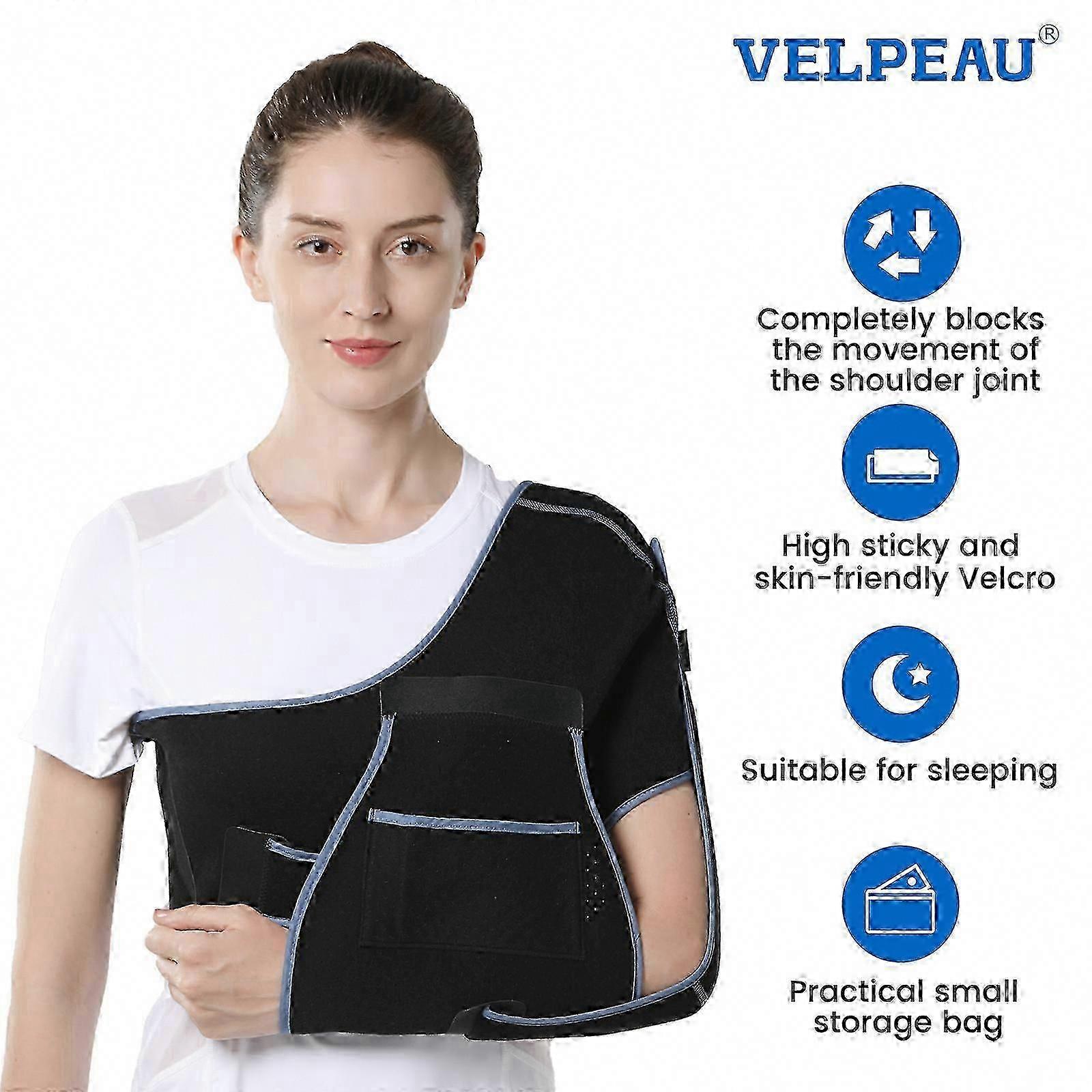 VELPEAUShoulder support arm slings are suitable for rotator cuff injuries, shoulder arthritis, and pain relief.