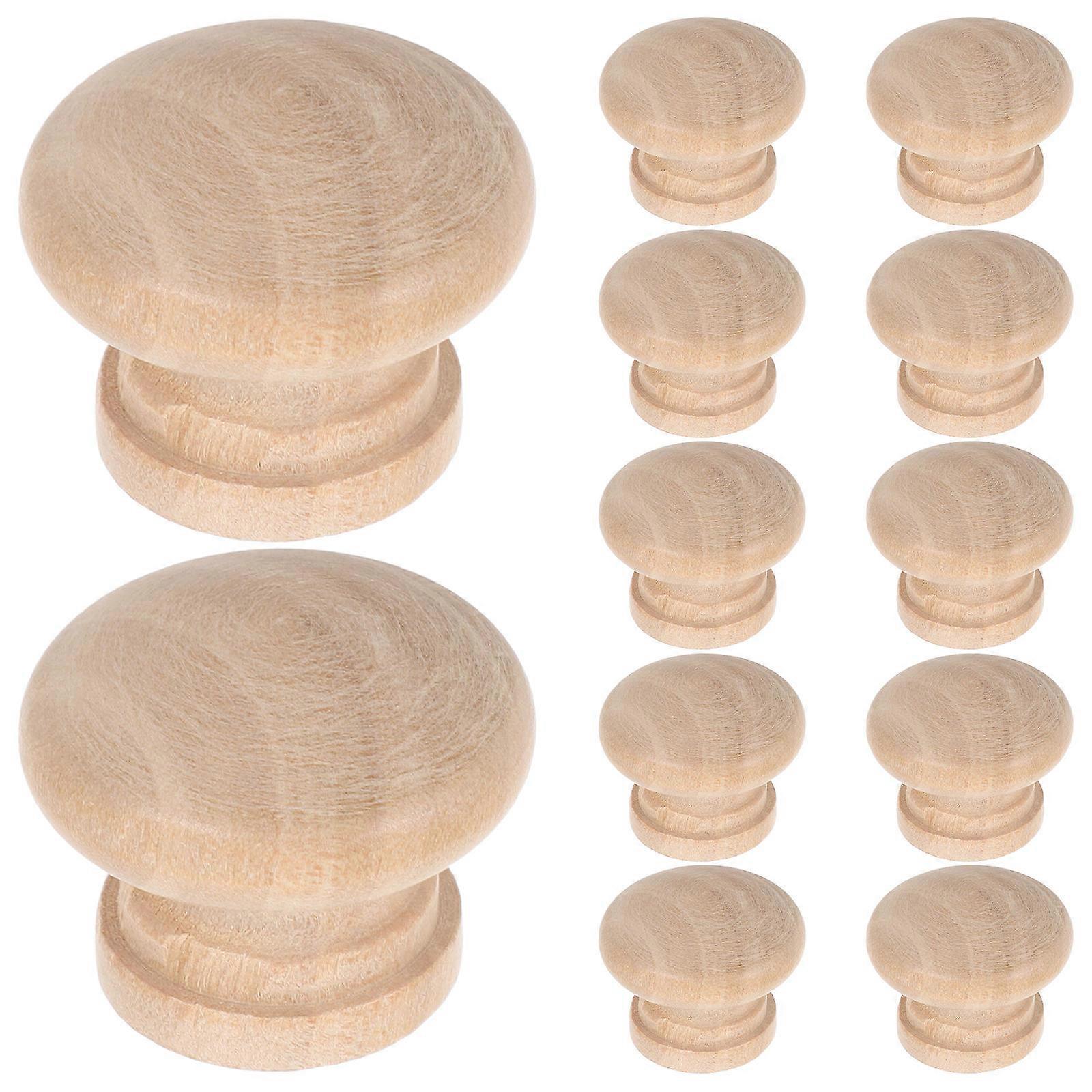 Wooden Dresser Knobs for Drawer Handles 12Pcs Unique Retro Cabinet Pulls