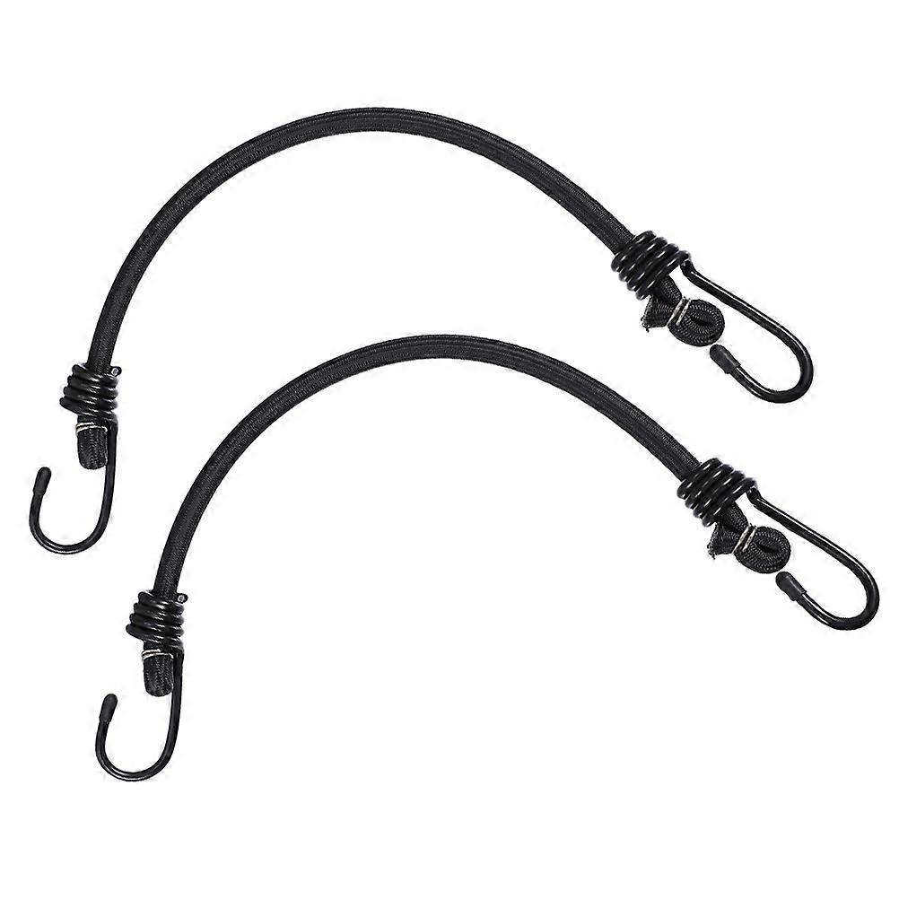 Heavy Duty Elastic Cords with Hooks for Securing Equipment 2Pcs