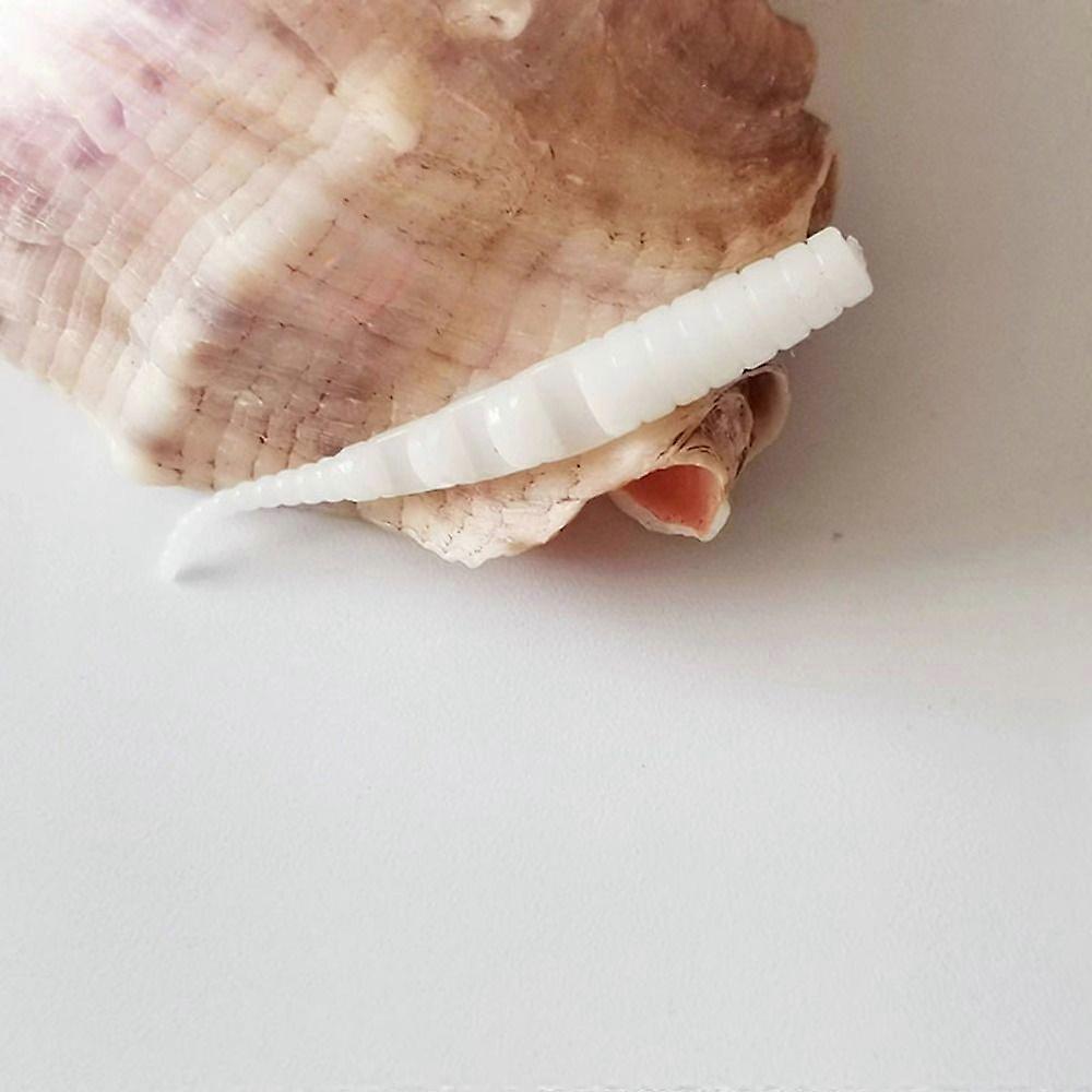 10 pi��ces leurres de p��che gabarit souple ver leurres 40mm Pesca appats souples Polaris coulant vairon leurres basse